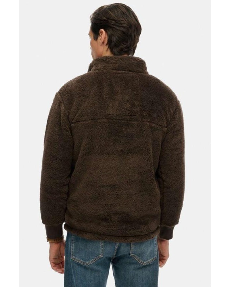 SUPERDRY & CO D1 OVIN HIGH PILE FLEECE HENLEY ΦΟΥΤΕΡ ΑΝΔΡΙΚΟ - SD0APM2014258A000000