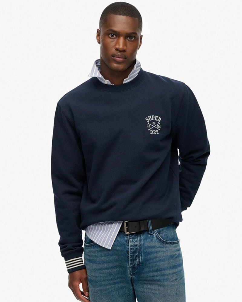 SUPERDRY & CO D1 OVIN ATHLETIC CLUB CREW ΦΟΥΤΕΡ ΑΝΔΡΙΚΟ - SD0APM2014281A000000