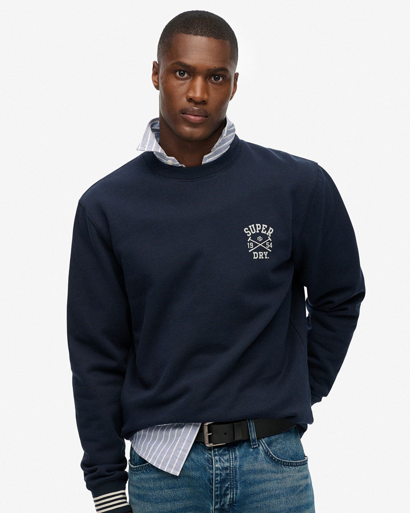 SUPERDRY & CO D1 OVIN ATHLETIC CLUB CREW ΦΟΥΤΕΡ ΑΝΔΡΙΚΟ - SD0APM2014281A000000