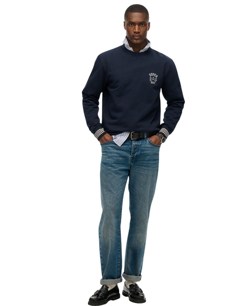 SUPERDRY & CO D1 OVIN ATHLETIC CLUB CREW ΦΟΥΤΕΡ ΑΝΔΡΙΚΟ - SD0APM2014281A000000