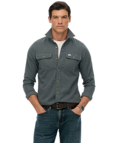 SUPERDRY & CO D4 OVIN TRAILSMAN FLANNEL SHIRT ΠΟΥΚΑΜΙΣΟ ΑΝΔΡΙΚΟ - SD0APM4010723A000000