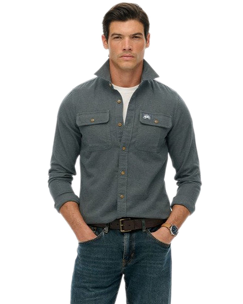 SUPERDRY & CO D4 OVIN TRAILSMAN FLANNEL SHIRT ΠΟΥΚΑΜΙΣΟ ΑΝΔΡΙΚΟ - SD0APM4010723A000000