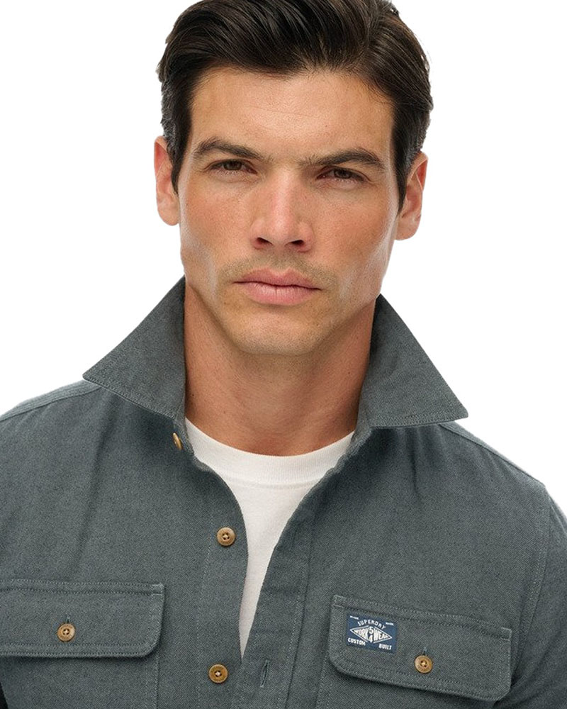 SUPERDRY & CO D4 OVIN TRAILSMAN FLANNEL SHIRT ΠΟΥΚΑΜΙΣΟ ΑΝΔΡΙΚΟ - SD0APM4010723A000000