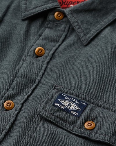 SUPERDRY & CO D4 OVIN TRAILSMAN FLANNEL SHIRT ΠΟΥΚΑΜΙΣΟ ΑΝΔΡΙΚΟ - SD0APM4010723A000000