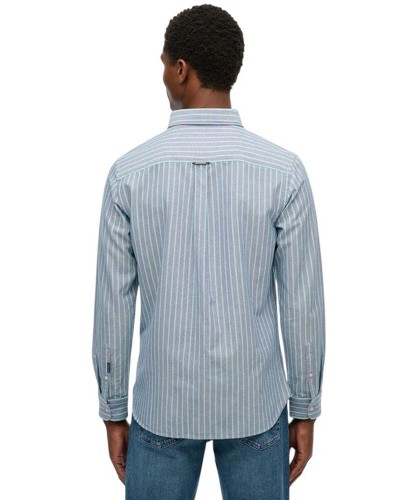 SUPERDRY & CO D2 STUD CLASSIC OXFORD L/S SHIRT ΠΟΥΚΑΜΙΣΟ ΑΝΔΡΙΚΟ - SD0APM4011037A000000