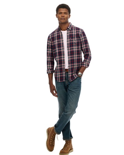 SUPERDRY & CO D1 OVIN VINTAGE CHECK SHIRT ΠΟΥΚΑΜΙΣΟ ΑΝΔΡΙΚΟ - SD0APM4011039A000000