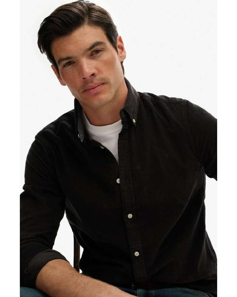 SUPERDRY & CO D0 STUD CLASSIC NEEDLE CORD SHIRT ΠΟΥΚΑΜΙΣΟ ΑΝΔΡΙΚΟ - SD0APM4011044A000000