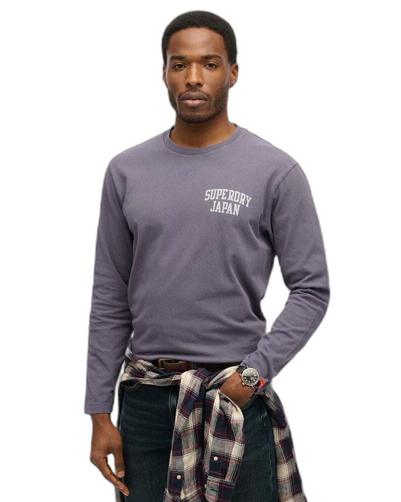 SUPERDRY D1 OVIN ATHLETIC ESS LS TEE ΜΠΛΟΥΖΑ ΑΝΔΡΙΚΟ - SD0APM6010888A000000 SUPERDRY D1 OVIN ATHLETIC ESS LS TEE ΜΠΛΟΥΖΑ ΑΝΔΡΙΚΟ - SD0APM6010888A000000