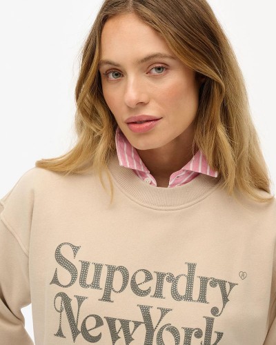 SUPERDRY D2 OVIN BRAND MARK LOOSE CREW ΦΟΥΤΕΡ ΓΥΝΑΙΚΕΙΟ - SD0APW2012395A000000 SUPERDRY D2 OVIN BRAND MARK LOOSE CREW ΦΟΥΤΕΡ ΓΥΝΑΙΚΕΙΟ - SD0APW2012395A000000