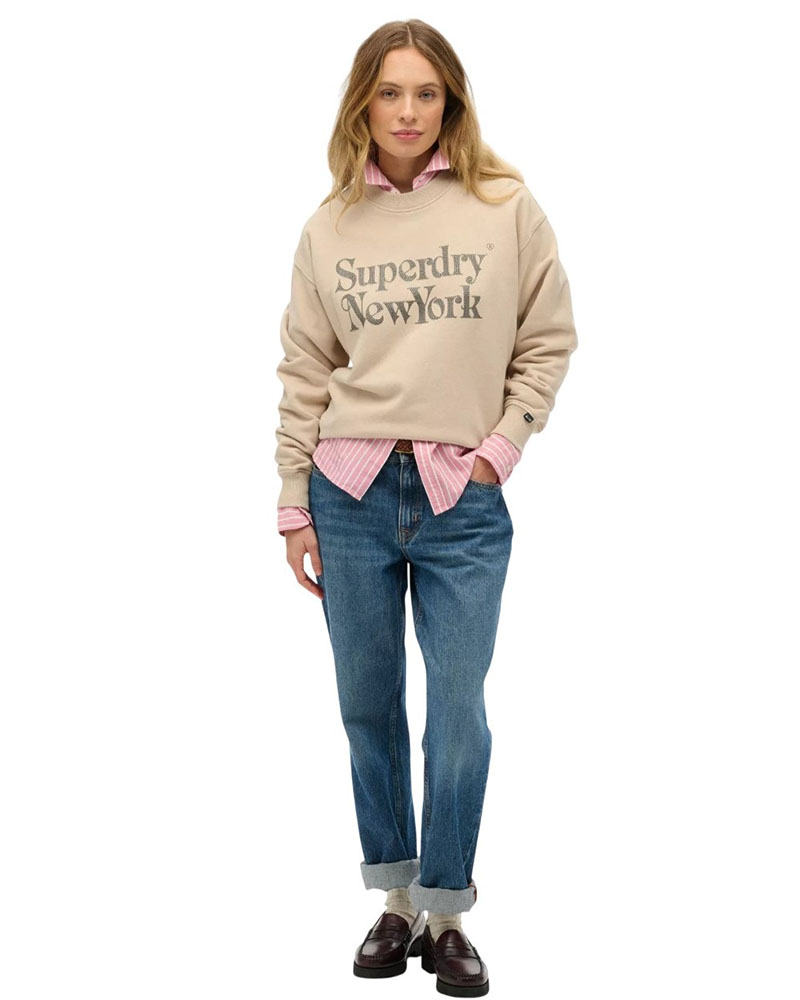 SUPERDRY D2 OVIN BRAND MARK LOOSE CREW ΦΟΥΤΕΡ ΓΥΝΑΙΚΕΙΟ - SD0APW2012395A000000 SUPERDRY D2 OVIN BRAND MARK LOOSE CREW ΦΟΥΤΕΡ ΓΥΝΑΙΚΕΙΟ - SD0APW2012395A000000