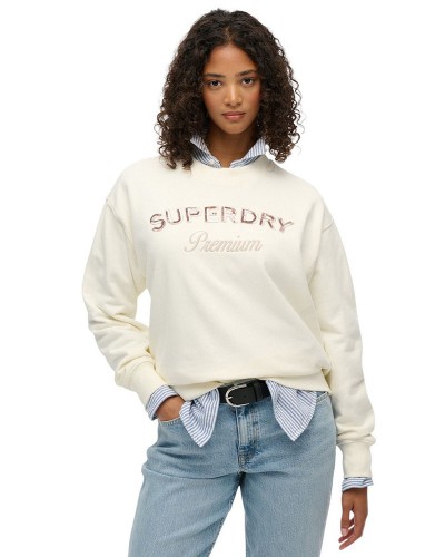 SUPERDRY & CO D2 OVIN PREMIUM DESIGN LOOSE CREW ΦΟΥΤΕΡ ΓΥΝΑΙΚΕΙΟ - SD0APW2012455A000000