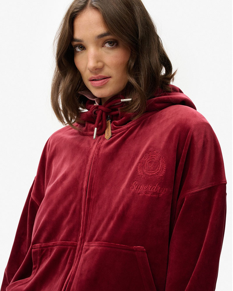 SUPERDRY D1 SDSW COUNTRY CLUB VELOUR ZIPHOOD ΦΟΥΤΕΡ ΓΥΝΑΙΚΕΙΟ - SD0APW2012544A000000 SUPERDRY D1 SDSW COUNTRY CLUB VELOUR ZIPHOOD ΦΟΥΤΕΡ ΓΥΝΑΙΚΕΙΟ - SD0APW2012544A000000