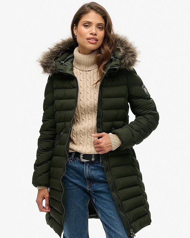 SUPERDRY D2 OVIN FUJI FAUX FUR HOOD MID LENGTH ΜΠΟΥΦΑΝ ΓΥΝΑΙΚΕΙΟ - SD0APW5011999A000000 SUPERDRY D2 OVIN FUJI FAUX FUR HOOD MID LENGTH ΜΠΟΥΦΑΝ ΓΥΝΑΙΚΕΙΟ - SD0APW5011999A000000