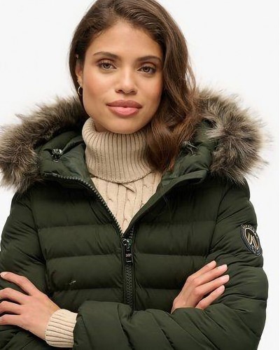 SUPERDRY D2 OVIN FUJI FAUX FUR HOOD MID LENGTH ΜΠΟΥΦΑΝ ΓΥΝΑΙΚΕΙΟ - SD0APW5011999A000000 SUPERDRY D2 OVIN FUJI FAUX FUR HOOD MID LENGTH ΜΠΟΥΦΑΝ ΓΥΝΑΙΚΕΙΟ - SD0APW5011999A000000