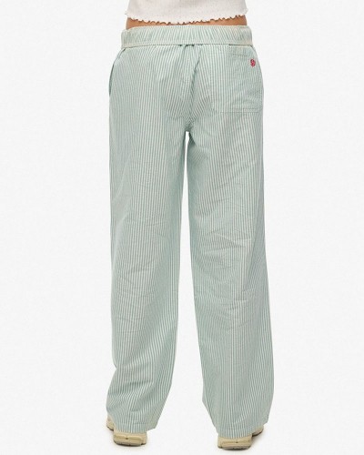 SUPERDRY & CO D2 OVIN COTTON STRIPE ELASTIC TROUSER ΠΑΝΤΕΛΟΝΙ ΓΥΝΑΙΚΕΙΟ - SD0APW7011273A000000