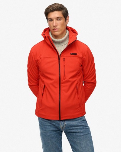 SUPERDRY & CO D1 SDSW HOODED SOFT SHELL TREKKER JKT ΜΠΟΥΦΑΝ ΑΝΔΡΙΚΟ - SD0APM5012103A000000