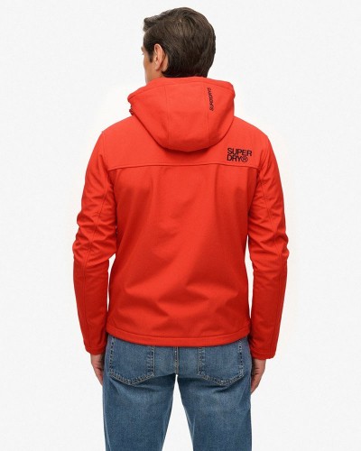 SUPERDRY & CO D1 SDSW HOODED SOFT SHELL TREKKER JKT ΜΠΟΥΦΑΝ ΑΝΔΡΙΚΟ - SD0APM5012103A000000
