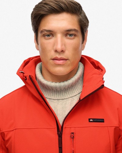 SUPERDRY & CO D1 SDSW HOODED SOFT SHELL TREKKER JKT ΜΠΟΥΦΑΝ ΑΝΔΡΙΚΟ - SD0APM5012103A000000