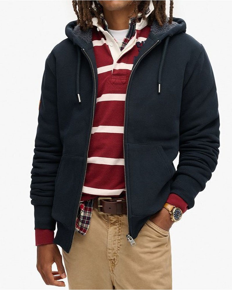 SUPERDRY D1 BORG LINED ZIPHOOD ΦΟΥΤΕΡ ΑΝΔΡΙΚΟ - SD0APM2014502A000000 SUPERDRY D1 BORG LINED ZIPHOOD ΦΟΥΤΕΡ ΑΝΔΡΙΚΟ - SD0APM2014502A000000