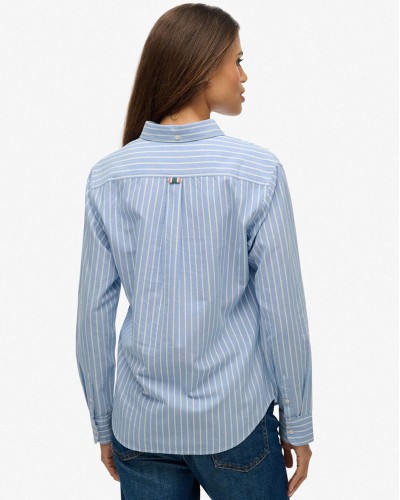 SUPERDRY & CO D2 SLIM OXFORD BD L/S SHIRT ΠΟΥΚΑΜΙΣΟ ΓΥΝΑΙΚΕΙΟ - SD0APW4010565A000000
