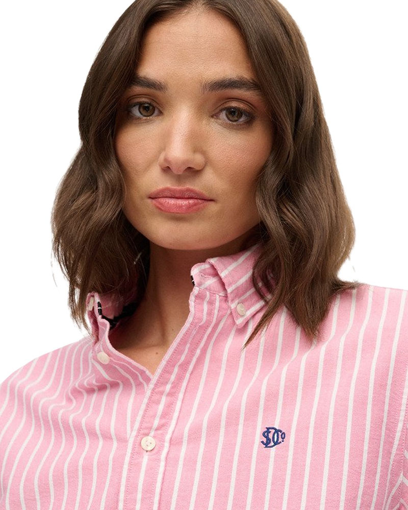 SUPERDRY & CO D2 SLIM OXFORD BD L/S SHIRT ΠΟΥΚΑΜΙΣΟ ΓΥΝΑΙΚΕΙΟ - SD0APW4010565A000000