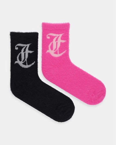 JUICY SEASONAL FLUFFY SOCKS 2 PACK - JCAXS225719-911 JUICY SEASONAL FLUFFY SOCKS 2 PACK - JCAXS225719-911