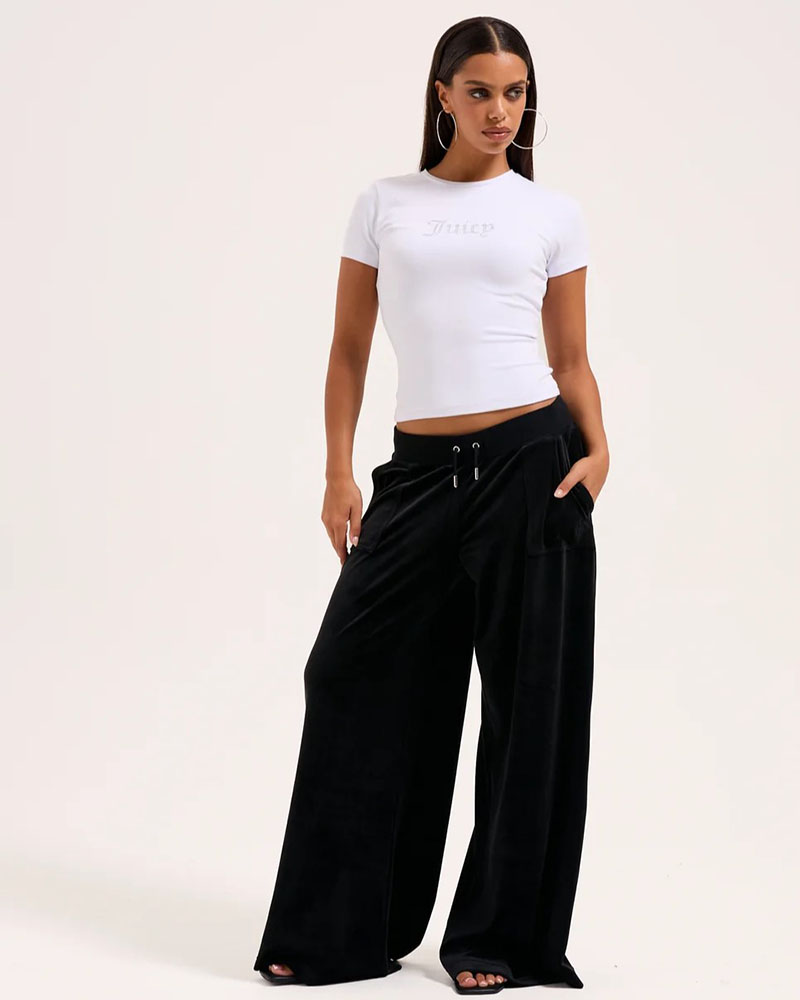 JUICY YUKA WIDE LEG TRACKPANT - JCBBJ225803-101