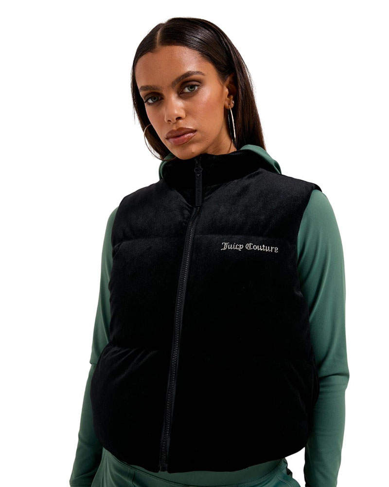 JUICY LIGHTENING VELOUR GILET - JCOGL225551-101 JUICY LIGHTENING VELOUR GILET - JCOGL225551-101