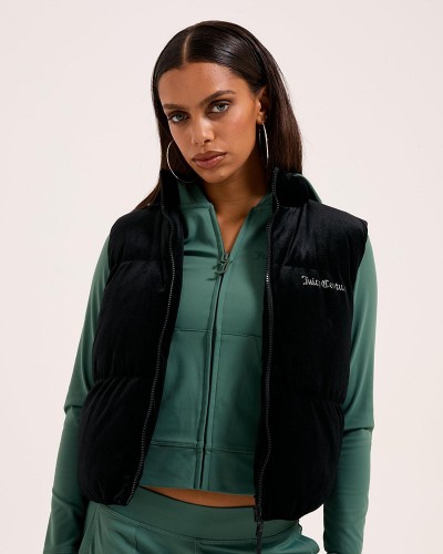 JUICY LIGHTENING VELOUR GILET - JCOGL225551-101 JUICY LIGHTENING VELOUR GILET - JCOGL225551-101