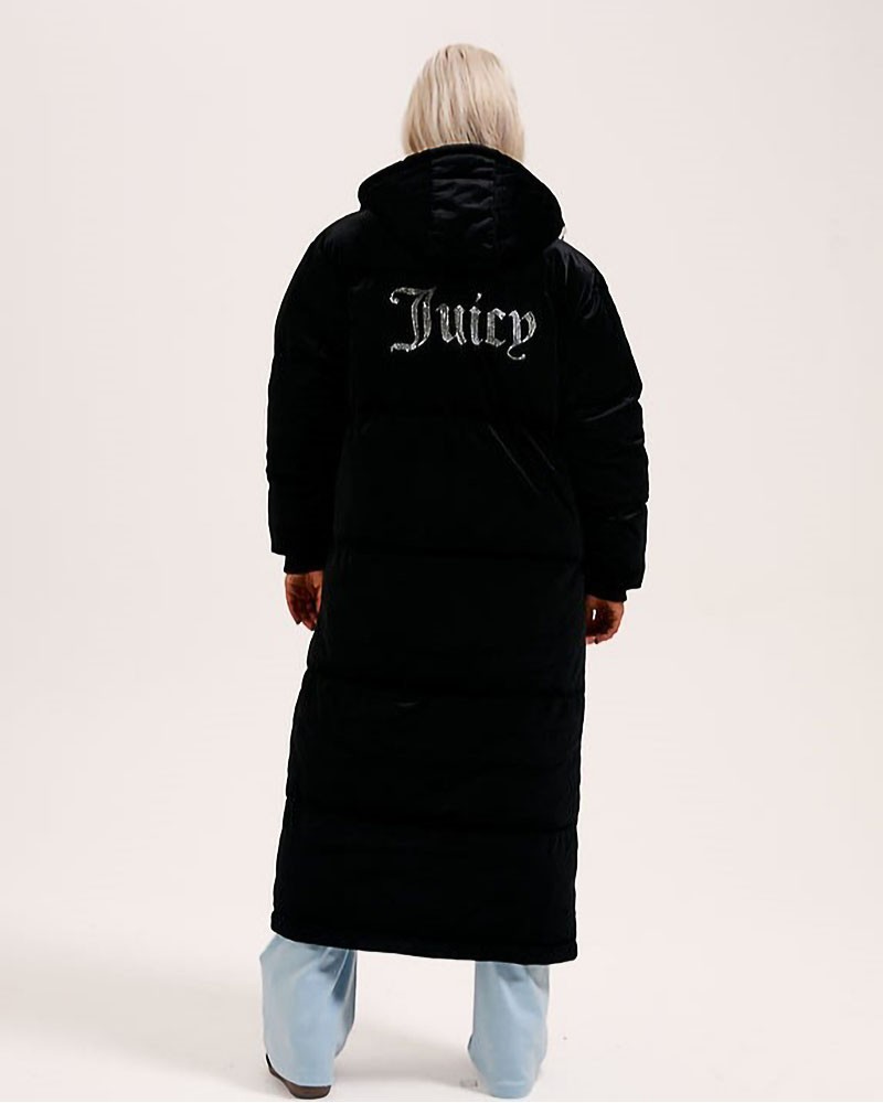 JUICY CENTURY LONGLINE PUFFA JACKET - JCOIJ225552-101 JUICY CENTURY LONGLINE PUFFA JACKET - JCOIJ225552-101