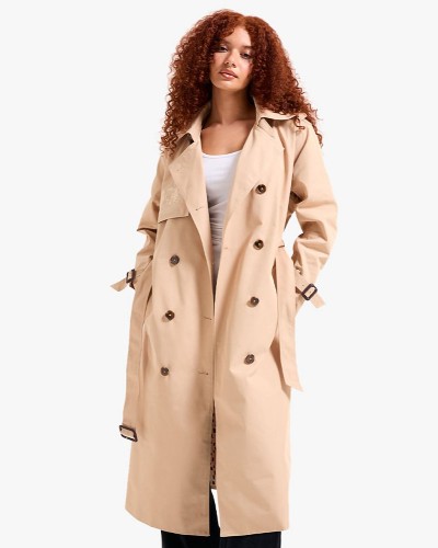 JUICY COTTON TWILL TRENCH COAT - JCOIJ225555-284 JUICY COTTON TWILL TRENCH COAT - JCOIJ225555-284
