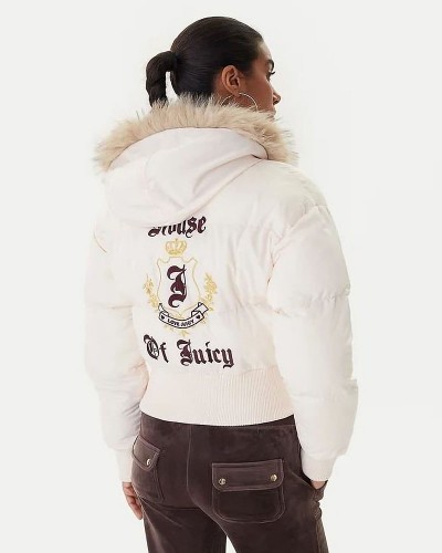 JUICY FAUX FUR PUFFER - JCOIJ225557-896