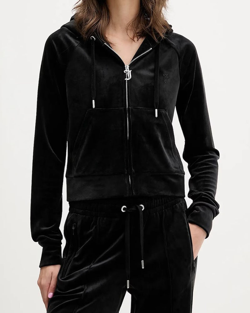 JUICY MADISON OUTLINE HOODIE - JCWAS225306-101 JUICY MADISON OUTLINE HOODIE - JCWAS225306-101