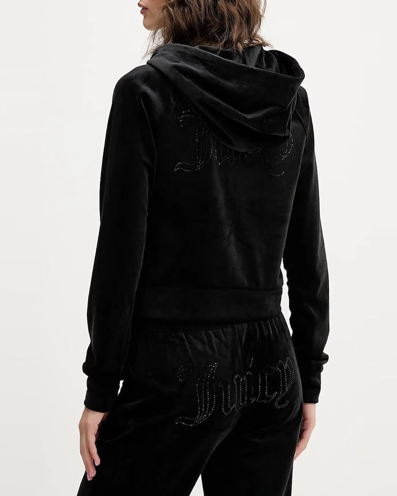 JUICY MADISON OUTLINE HOODIE - JCWAS225306-101 JUICY MADISON OUTLINE HOODIE - JCWAS225306-101