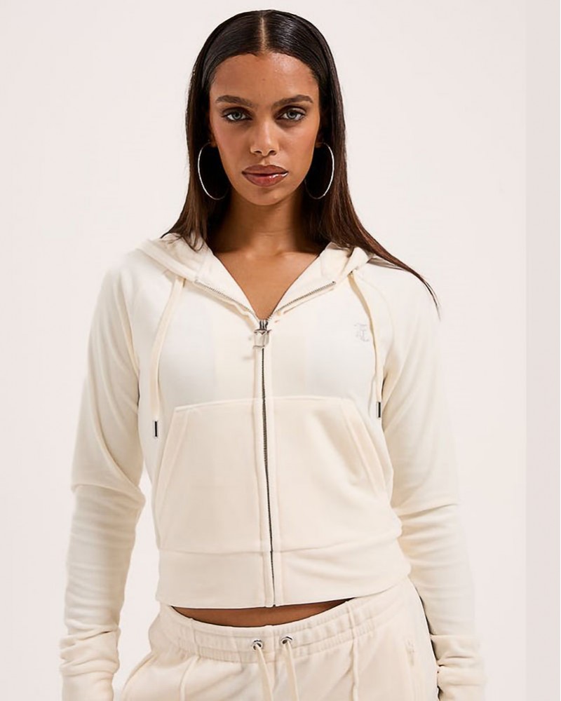 JUICY MADISON OUTLINE HOODIE - JCWAS225306-181 JUICY MADISON OUTLINE HOODIE - JCWAS225306-181