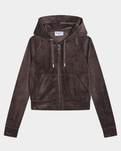 JUICY MADISON OUTLINE HOODIE - JCWAS225306-193 JUICY MADISON OUTLINE HOODIE - JCWAS225306-193