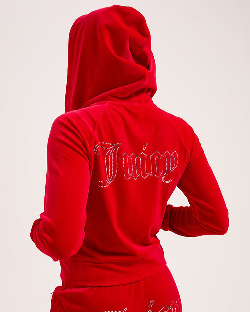 JUICY MADISON OUTLINE HOODIE - JCWAS225306-894 JUICY MADISON OUTLINE HOODIE - JCWAS225306-894