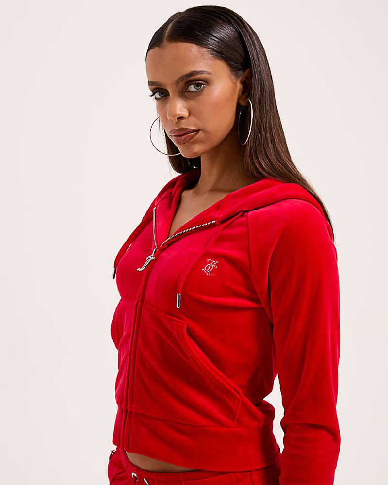 JUICY MADISON OUTLINE HOODIE - JCWAS225306-894 JUICY MADISON OUTLINE HOODIE - JCWAS225306-894