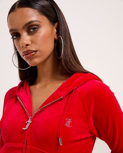 JUICY MADISON OUTLINE HOODIE - JCWAS225306-894 JUICY MADISON OUTLINE HOODIE - JCWAS225306-894
