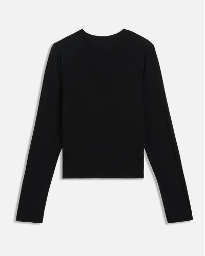 JUICY SLUB KNIT LS RINGER T-SHIRT - JCWCT225312-101 JUICY SLUB KNIT LS RINGER T-SHIRT - JCWCT225312-101