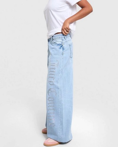 JUICY DIAMANTE WIDE LEG JEAN - JCDJE225952-431