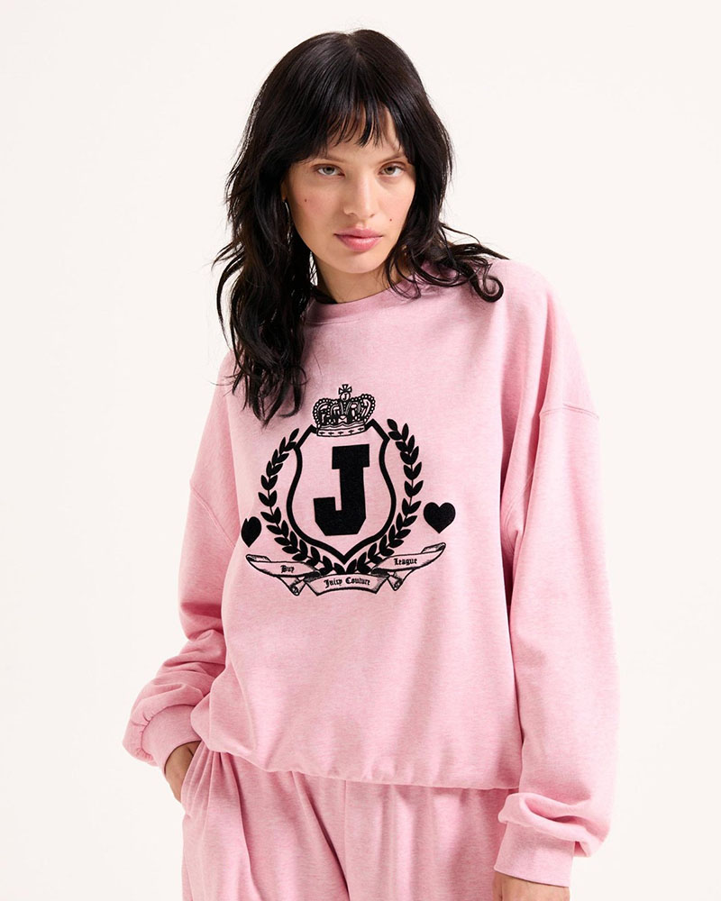 JUICY VENICE CREST SWEATSHIRT - JCSAS225401-764 JUICY VENICE CREST SWEATSHIRT - JCSAS225401-764