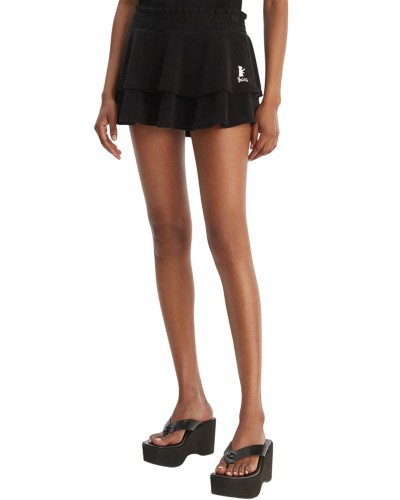 JUICY SMOCKED TERRY TIER MINI SKIRT - JCGGS126006-101