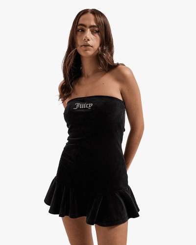 JUICY BANDEAU RUFFLE DRESS - JCWED126311-101