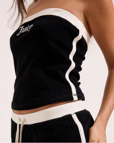 JUICY APPLIQUE TERRY BOOB TUBE - JCWSC126314-101