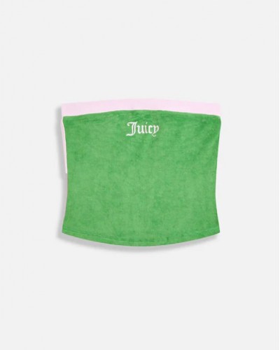 JUICY APPLIQUE TERRY BOOB TUBE - JCWSC126314-972