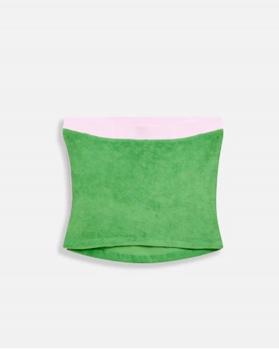 JUICY APPLIQUE TERRY BOOB TUBE - JCWSC126314-972