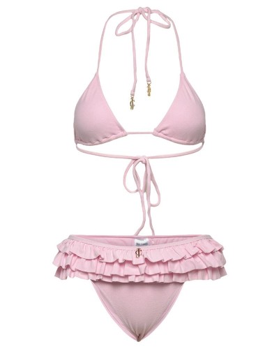 JUICY HERITAGE TOWELLING 
FRILLY BIKINI - JCITS126202-381