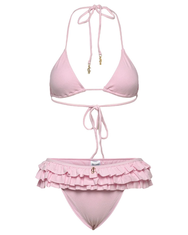JUICY HERITAGE TOWELLING 
FRILLY BIKINI - JCITS126202-381