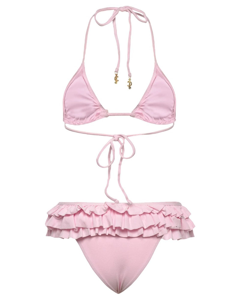 JUICY HERITAGE TOWELLING 
FRILLY BIKINI - JCITS126202-381